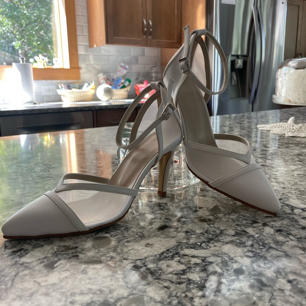White heels NWT